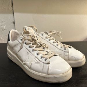 GOLDEN GOOSE Pure Star White and Black Size 41